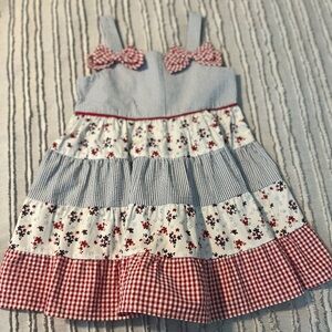 Good Lad Blue and White Striped Dress